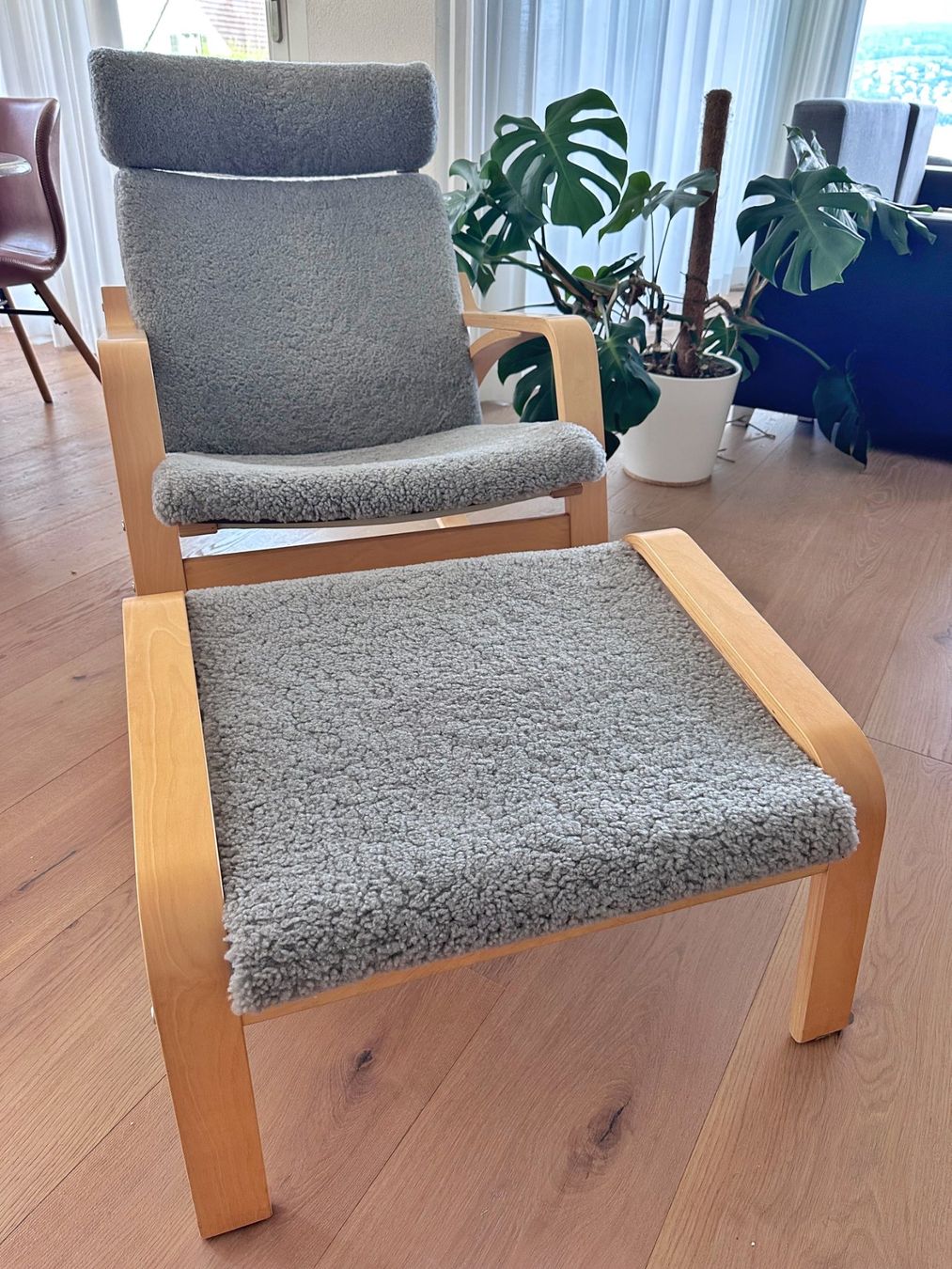 Poltrone: IKEA Poäng Sessel und Hocker – Usato da Thalwil venduto da nak0nakatz