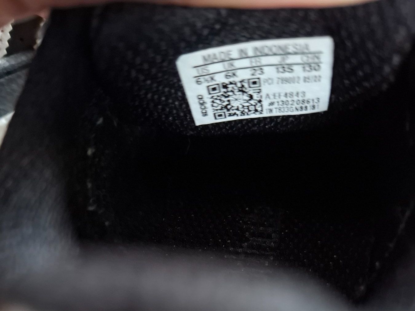 Adidas Scarpe da uomo: Adidas, Superstar, Sneaker, schwarz, Gr. 23 – Usato da Dornach venduto da shoe-lina 4