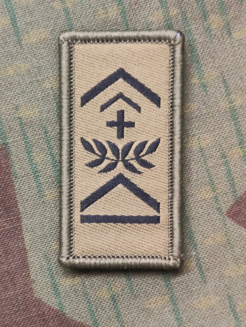Schweizer Armee Placchette & Badge: Gradabzeichen Fourier, Variante 4 – Usato da Bauma venduto da SwissMilitaria