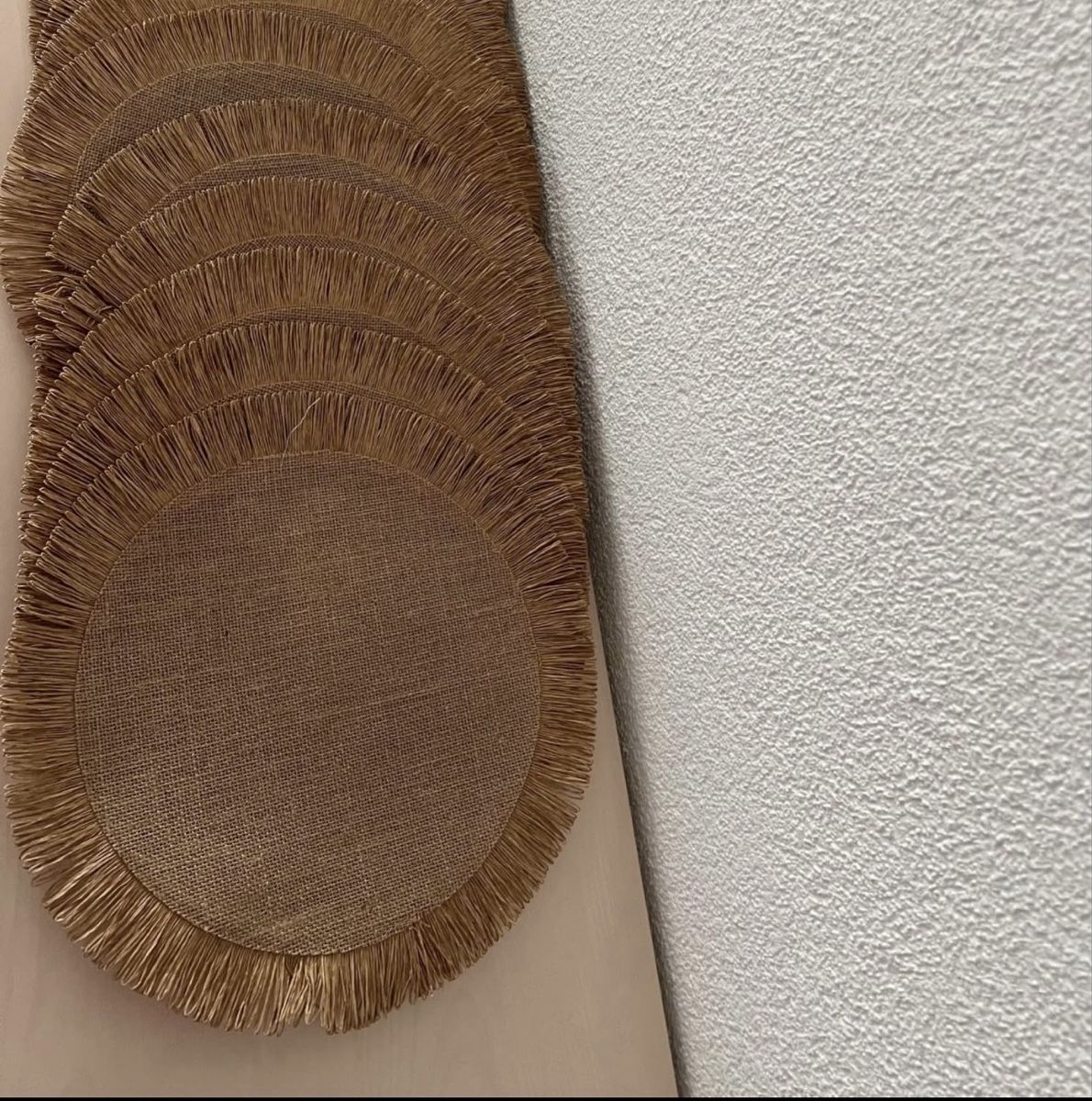 Sottobicchieri: 6er Set: Rustikale Tischsets aus Jute, Neu – Nuovo (secondo la descrizione) da Luzern venduto da suhamadlun 4