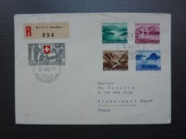 1952 Pro Patria R-FDC-Satzbrief, Fr. 15.00 / SBK 150.--