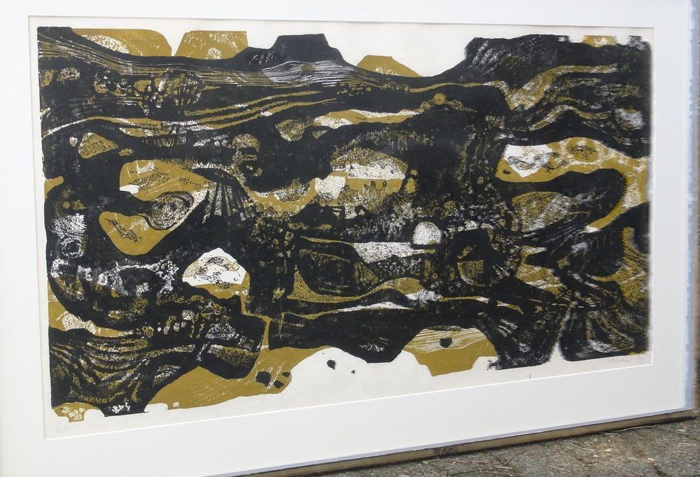 Grafik Lithografie Holzschnitt Hädrich signiert Winterthur 8