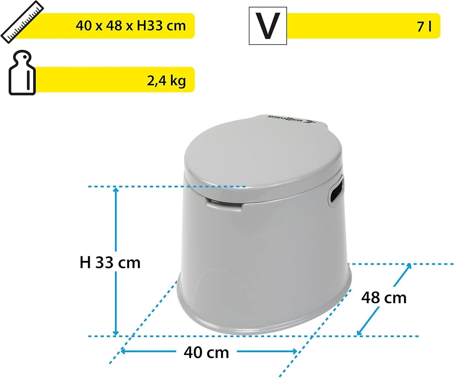 Igiene: Brunner Optitoil 33 tragbare Toilette – Nuovo e nell'imballaggio originale da Bottighofen venduto da zaap 6
