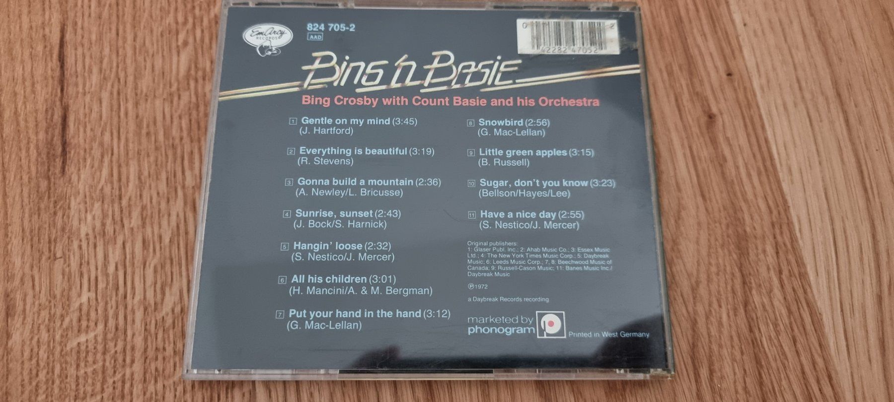 CD: CD: Bing Crosby - Bing'n'Basie – Usato da Lachen SZ venduto da allesweg78 1