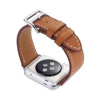 Leder Armband Apple Watch 42 41 40 38 Braun