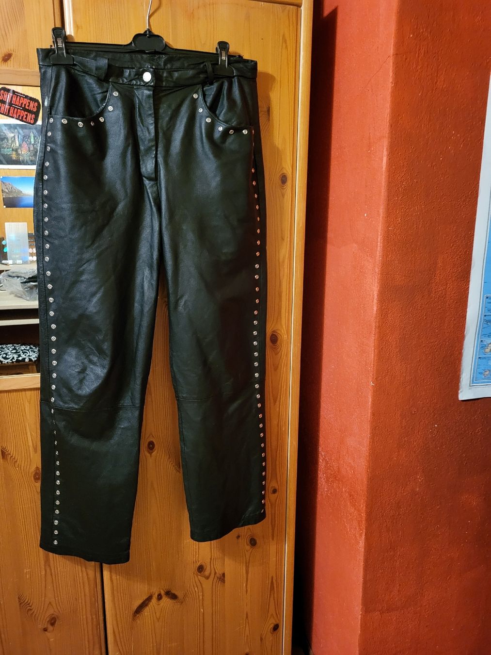 Pantaloni: Damen Lederhose gr. 42 Echt Leder – Usato da Schweizersholz venduto da fuchs06 9