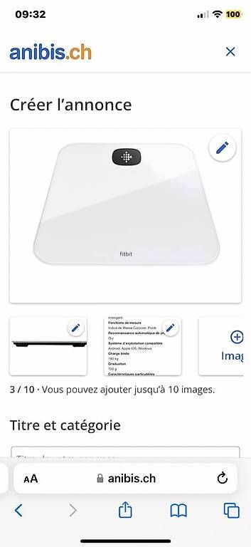 Bilance pesapersone: Balance connectée Aria – Nuovo e nell'imballaggio originale da Lausanne venduto da Ana_Agelina17