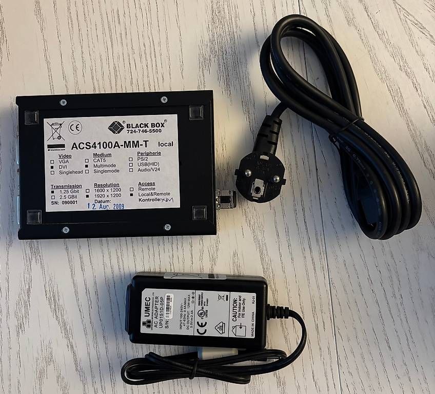 Unità & Adattatore: Black Box ServSwitch DVI-Extender Set (ACS4100A-MM) OVP – Nuovo e nell'imballaggio originale da Altdorf venduto da Cando 3