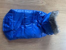 Hundekleid Hundemantel blau