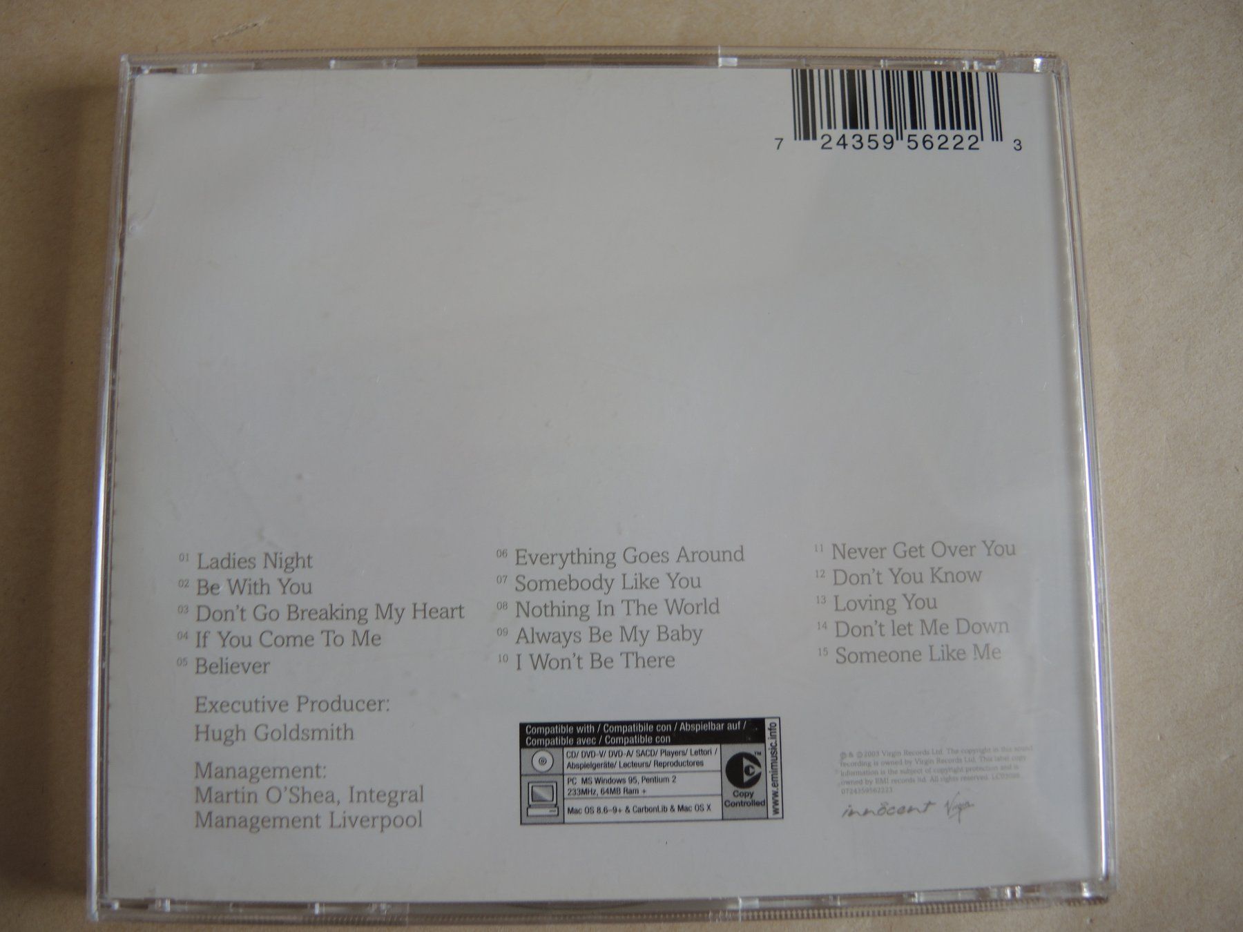 CD: CD Atomic Kitten - Ladies Night CD – Usato da Rorschach venduto da Pop-upBrocki 2