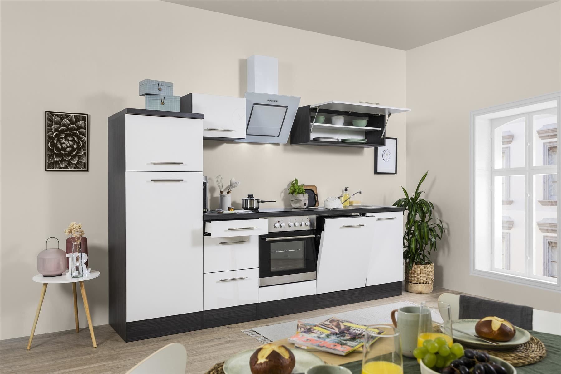 Cucine complete: 489 Küchenzeile Küchenblock 280cm E/W - Küche Einbauküche – Nuovo e nell'imballaggio originale da Wallenwil venduto da toesstalvertrieb 2