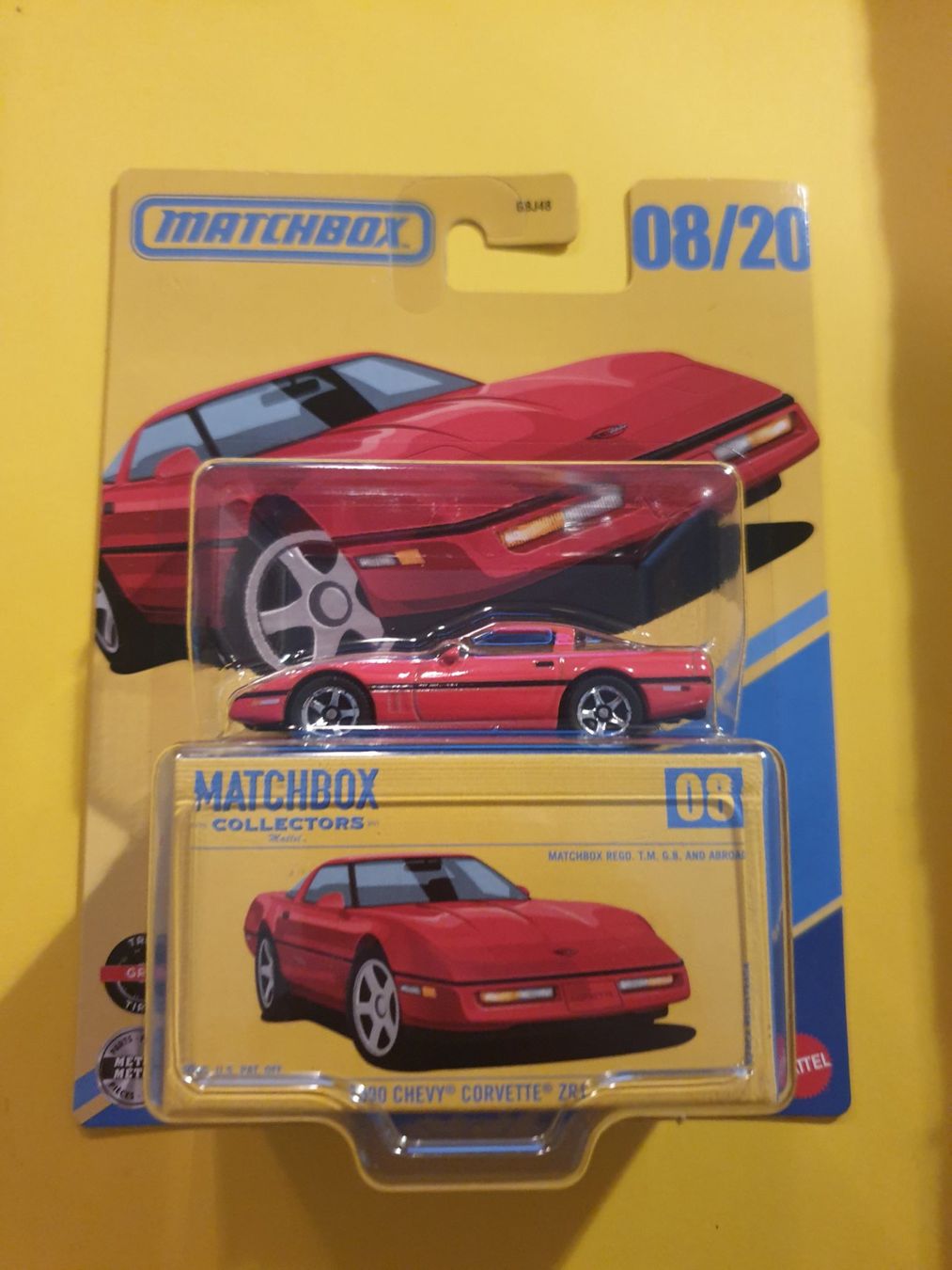 Matchbox Modellini d'auto: Matchbox 1990 CHEVY CORVETTE ZR1 – Nuovo e nell'imballaggio originale da Oftringen venduto da Rotor 2