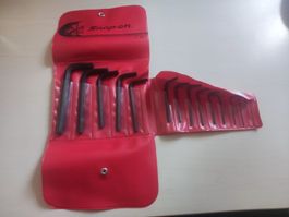 Snap-on 15-Piece SAE Hex Allen Key Set  C-154 - Neuwertig