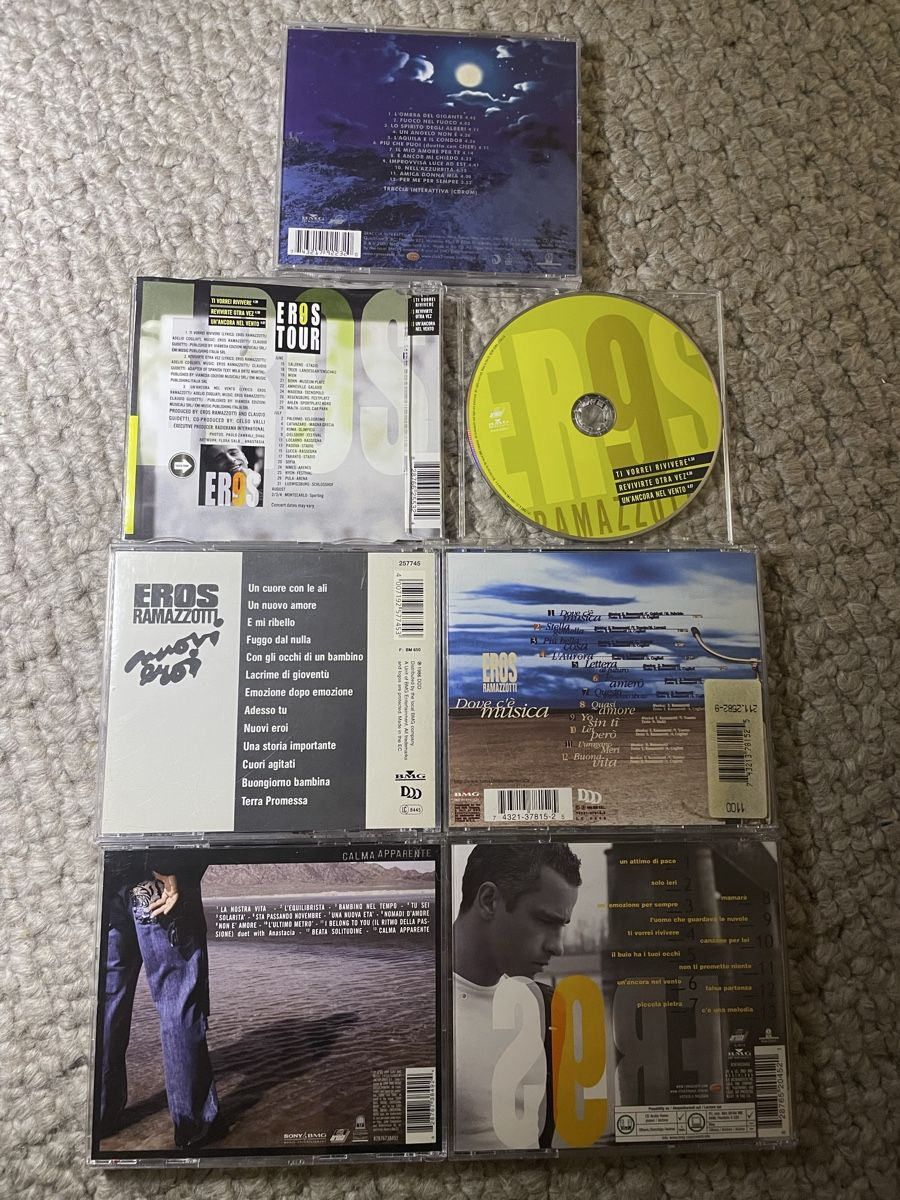 CD: 6x Eros Ramazzotti – Usato da Reinach AG venduto da trigger7811 2