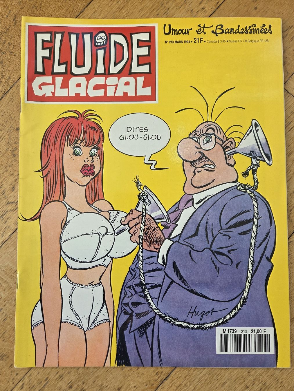 Fumetti: Fluide Glacial Mars 1994 N°213  – Usato da Territet venduto da Cenh