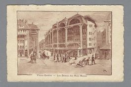 1913, GENÈVE, VIEUX GENÈVE, LES DÔMES DES RUES BASSES