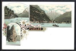 Litho Fluelen, Schillerstein, Tellskapel