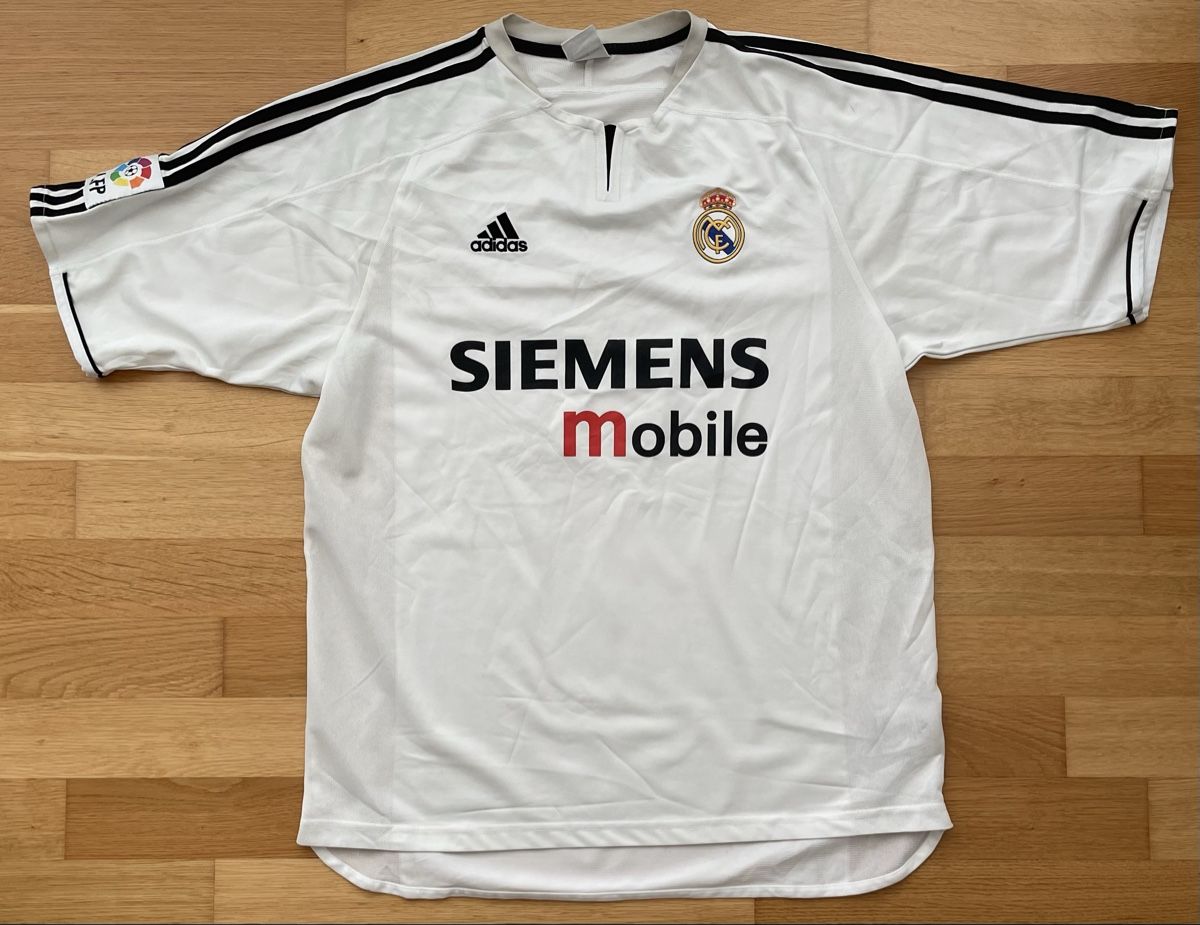 Real Madrid Canottiere & Pantaloni: Original Real Madrid 2003/2004 Beckham – Usato da Windisch venduto da RealJerseys 1