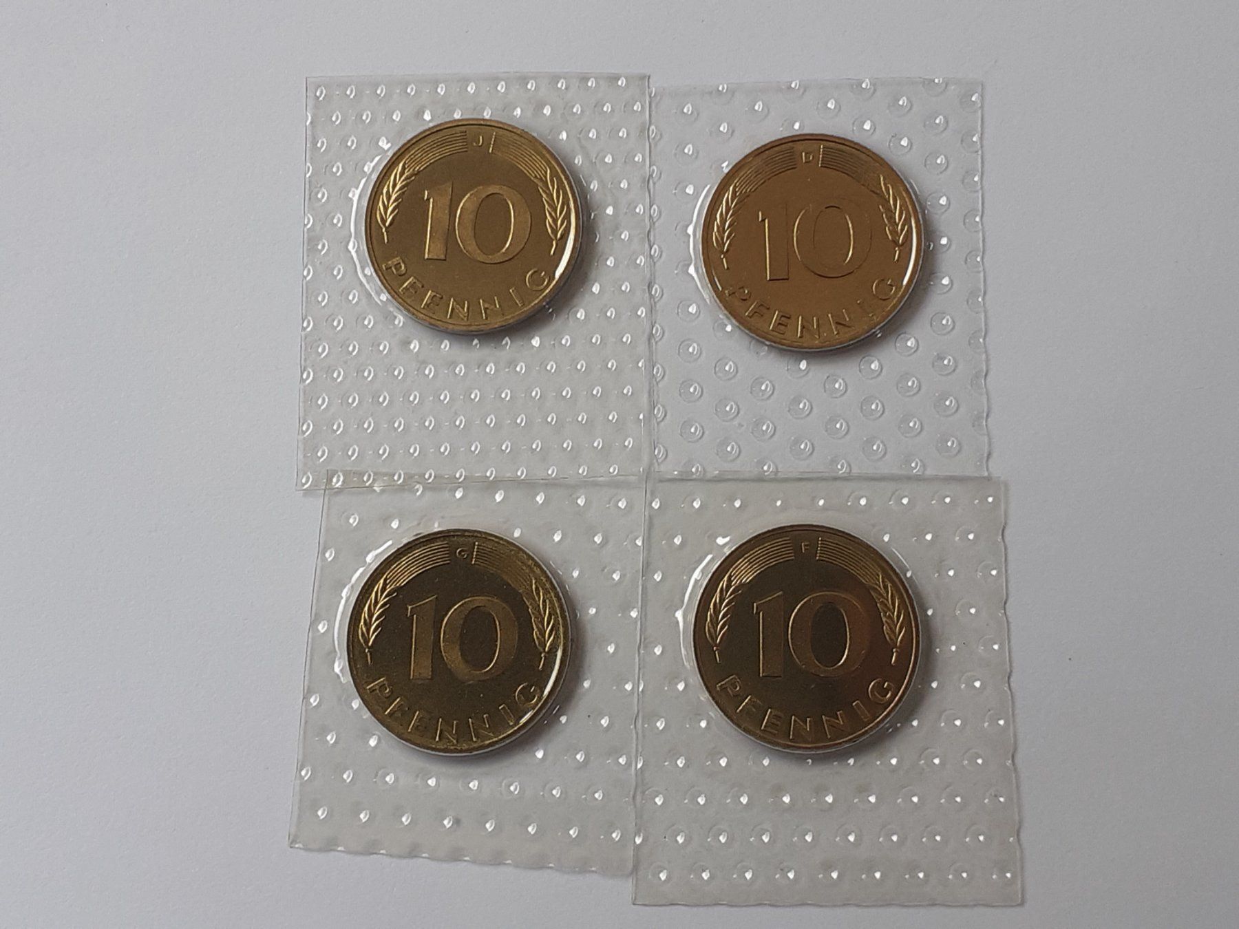Tutti le monete: 4x 10 Pfennig 1984 Stgl – Nuovo (secondo la descrizione) da Pravidondaz venduto da LVtik