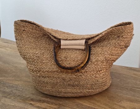 Esprit Jutetasche Henkeltasche Korbtasche Damen Sommer 