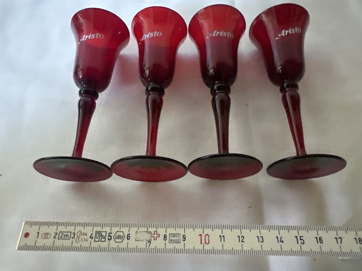 Verres: 4 Aristo Schnabs Gläser, Vintage – D'occasion à Zürich par Chaeffeler 3