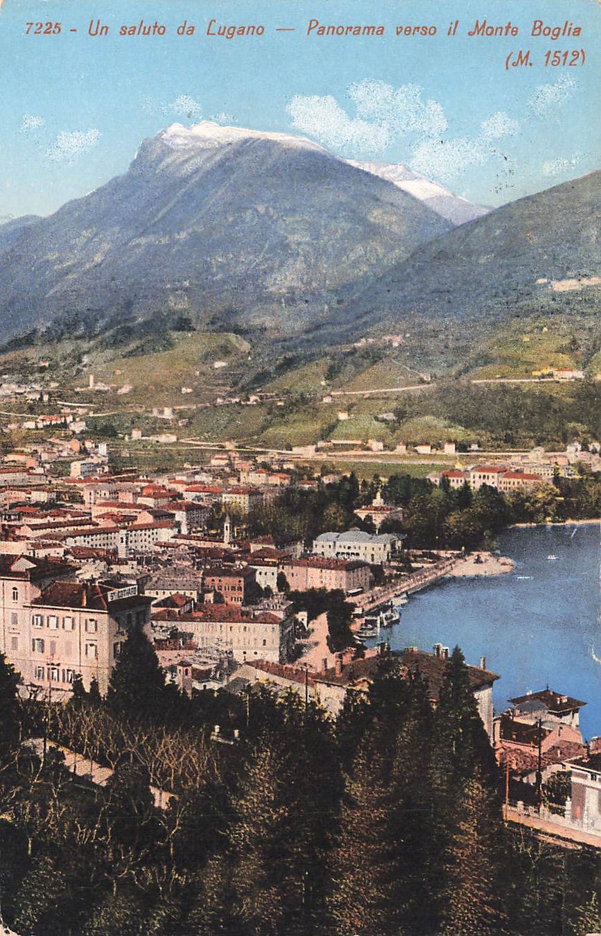 Ansichtskarten: Lugano – Gebraucht aus Biasca von Blenio71