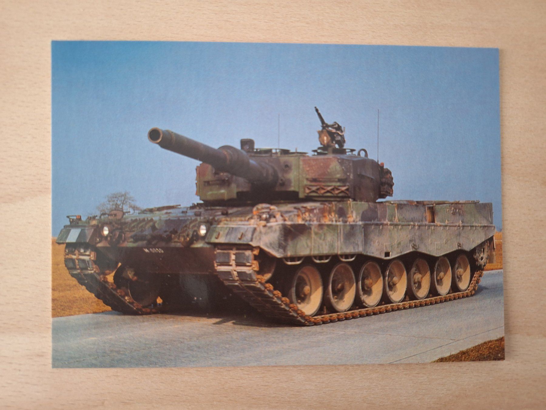 Cartoline postali: AK Militär Schweiz, Panzer 87 Leopard – Usato da Lohn-Ammannsegg venduto da Beo71