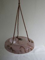 Deckenlampe, rosa marmoriert, Bajonettfassung