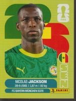 FIFA WORLD CUP 2026 Panini Sticker SEN 19 NICOLAS JACKSON