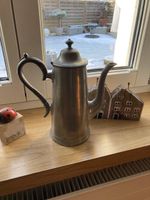 Antike Kaffeekanne aus Zinn, R. Broadhead & Co. Sheffield