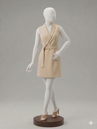 Elegantes Sommerkleid, ungefüttert, Grösse S