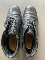 Schwarze Herren Lederschuhe, Grösse 43,
