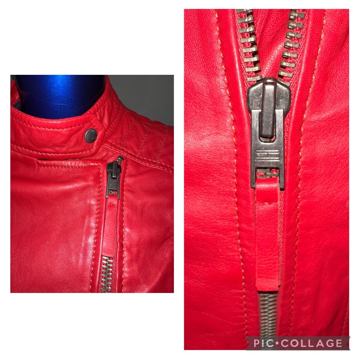 Tommy Hilfiger Jacken: TOMMY HILFIGER LEDERJACKE GR. M neuwertig – Neu (gemäss Beschreibung) aus Unteraegeri von MH203 6