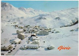 BIVIO an der Julier-Route - Skilift - Postauto