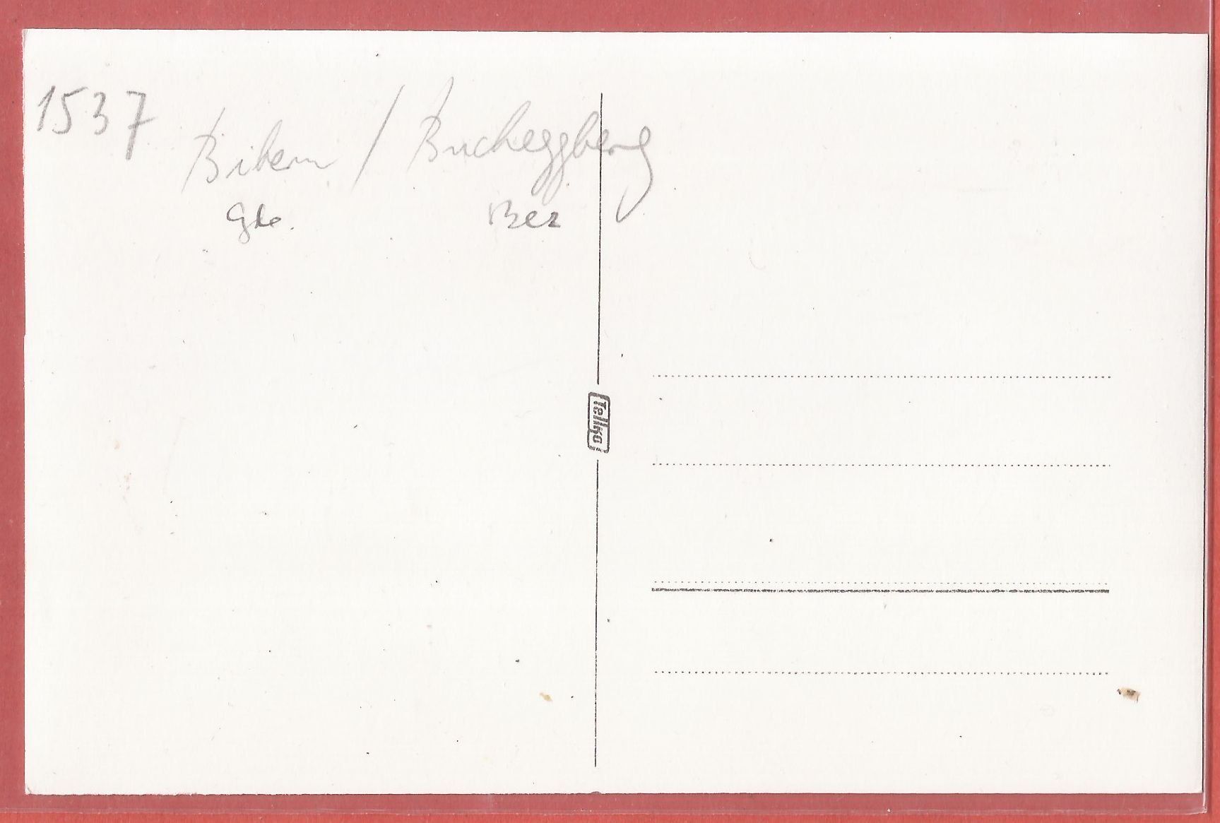Ansichtskarten: Bibern Sol. bei Buchegg - ca. 1930 – Gebraucht aus Fislisbach von Porano 1