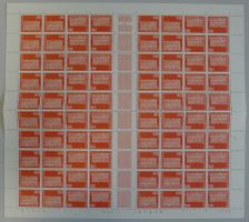 1970, S72/K54 kompletter Bogen postfrisch **. Kat: 80.-+