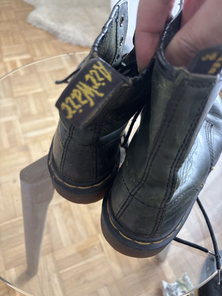 Dr. Martens Scarpe da uomo: Dr Martens vert foncé taille 37 – Usato da Brügg BE venduto da rah_mqh8 2