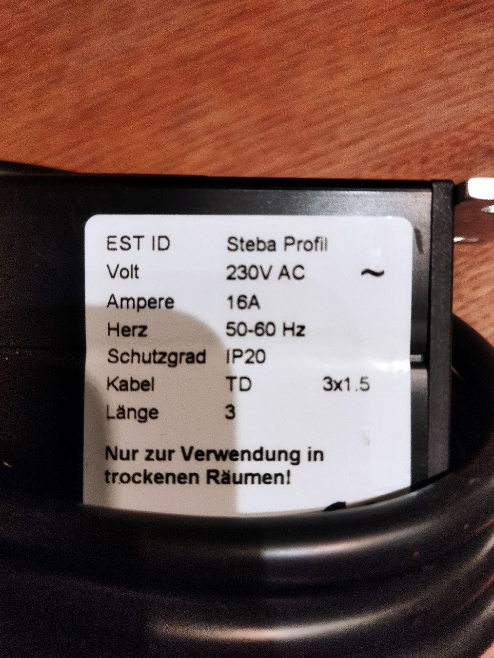 Alimentazione elettrica: 2 Stk. Steba Profil 6xT23, 16A – Nuovo (secondo la descrizione) da Dürnten venduto da ManuelDuss 1
