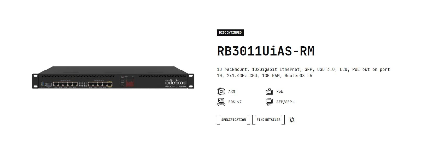 Mikrotik Modems & Router: Router MikroTik RB3011UiAS-RM – Neu (gemäss Beschreibung) aus Benken SG von olga81 9
