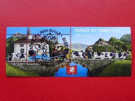 2019 TdB-Block mit Vollstempel von BULLE (W120)