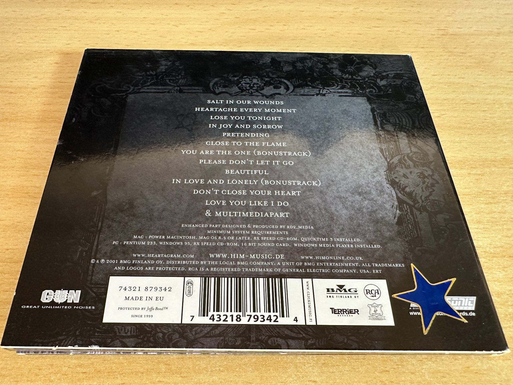 CD: HIM – Deep Shadows And Brilliant Highlights – Usato da Rikon im Tösstal venduto da Alpenmutz 1