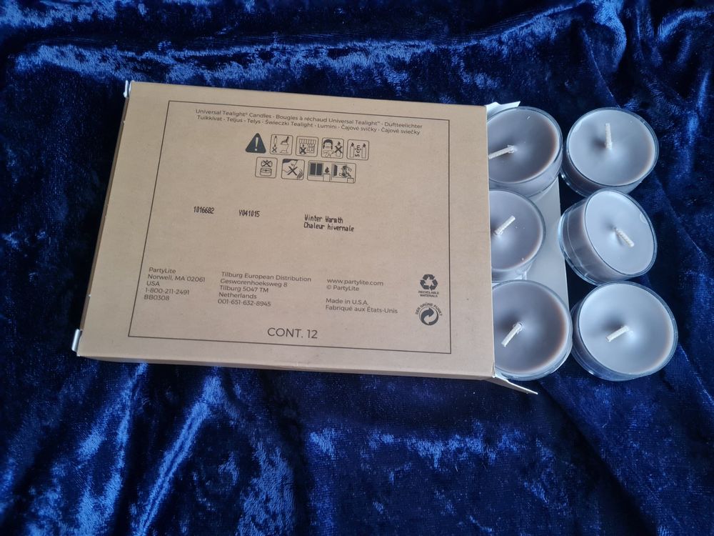 PartyLite - 12 Teel. Pflaumen Cider (Neu und originalverpackt) in