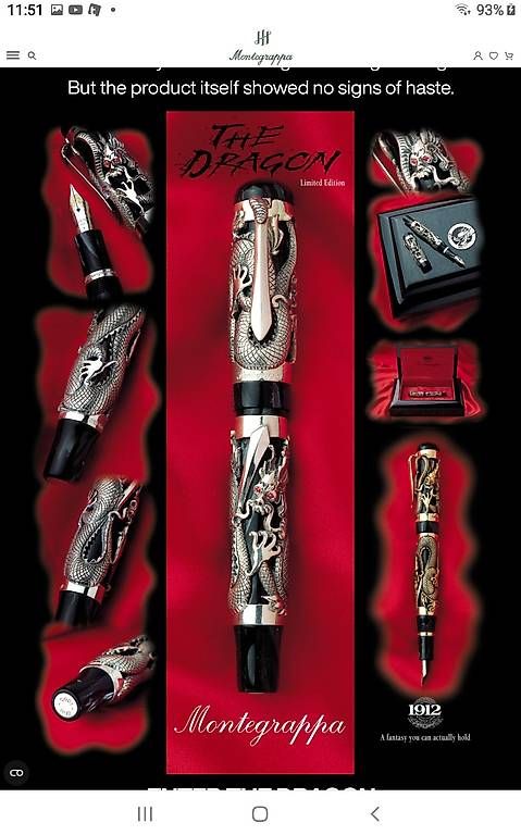 Orologi: montegrappa Dragon 1995 – Usato da caslano venduto da koelnisch4711 1