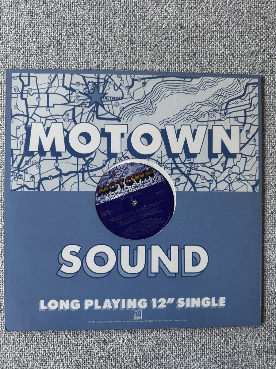 Dischi in vinile: Stevie Wonder -  Don't Drive Drunk - 12" Single - 80s – Usato da Rorbas venduto da BlackstarRecords 1