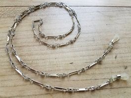 Brillenkette silberfarben 70 cm lang, unbenutzt