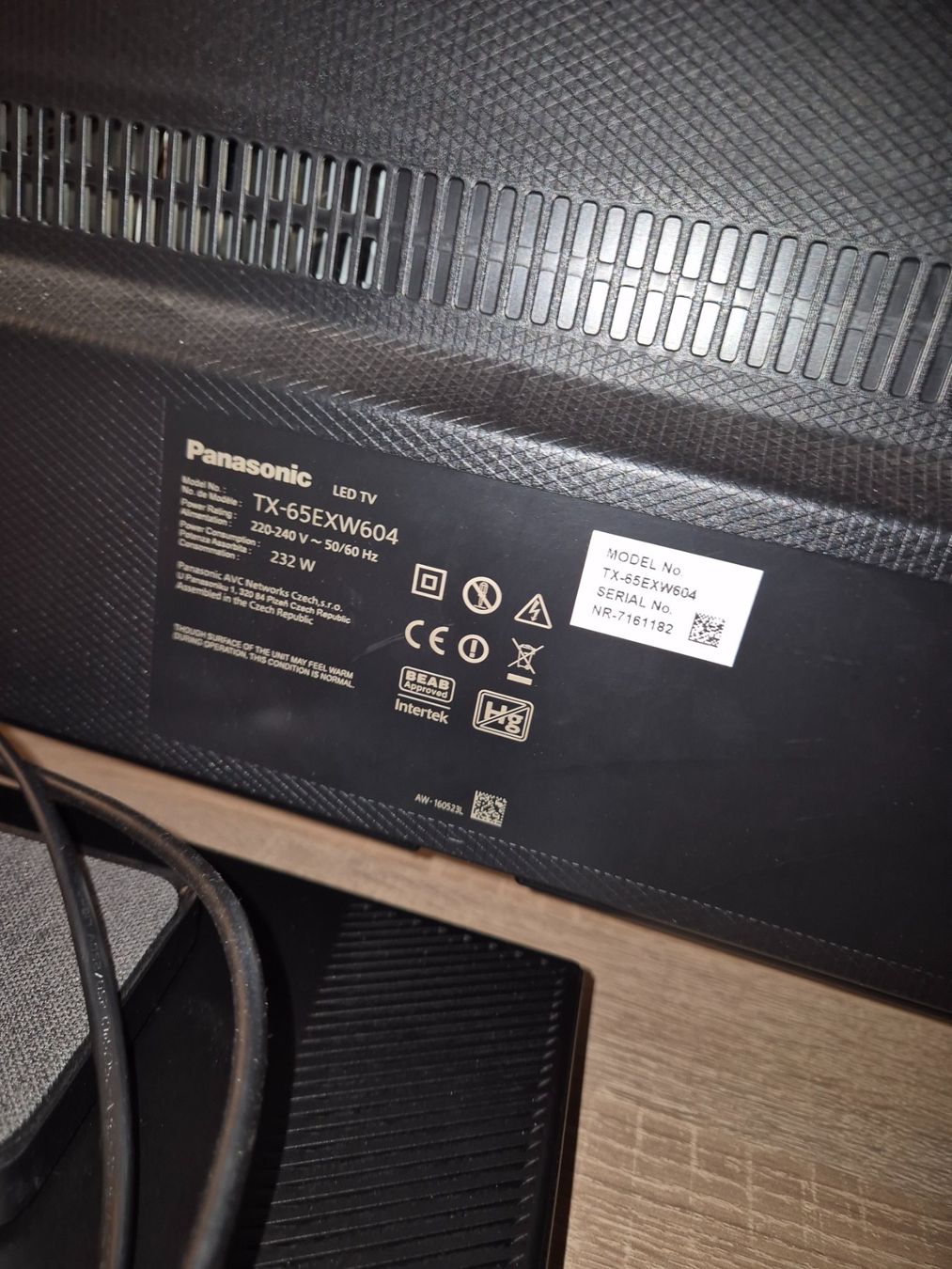 Televisori: Panasonic Smart TV 65 Zoll  – Usato da Wagen venduto da gentlemann 3