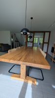 massiver Esstisch, Sumpfeiche 240 x 100 cm