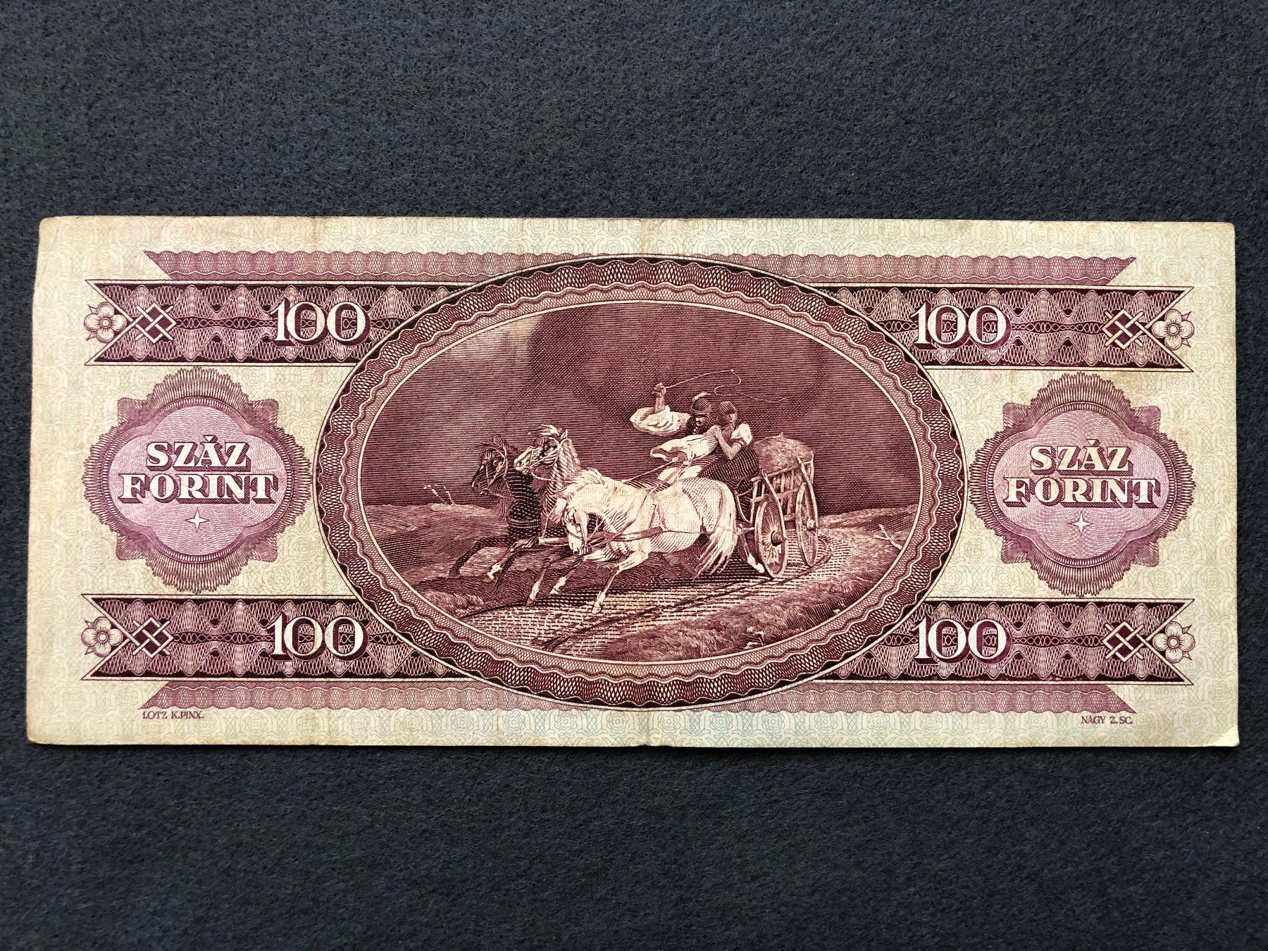 Banconote: Budapest 1984 - Ungarn - 100 Forint – Usato da Pfäffikon SZ venduto da Sieben77 1
