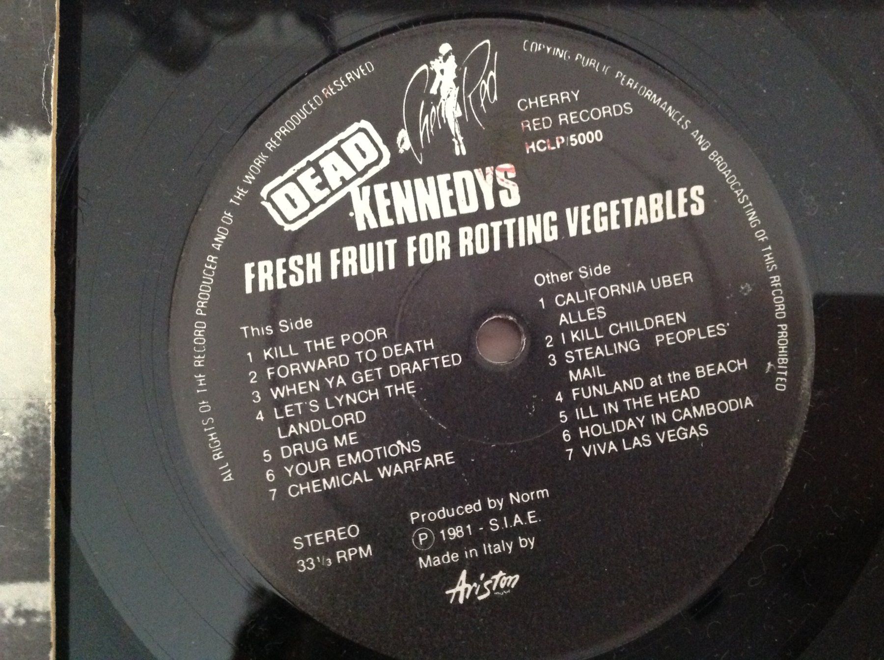Vinyles: 33 t / LP Vinyle /  Dead Kennedys – D'occasion à Vuiteboeuf par broticaire 1