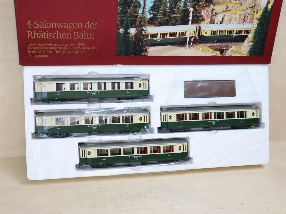 Bemo 3272 104 RhB Salonwagen grün A 1144